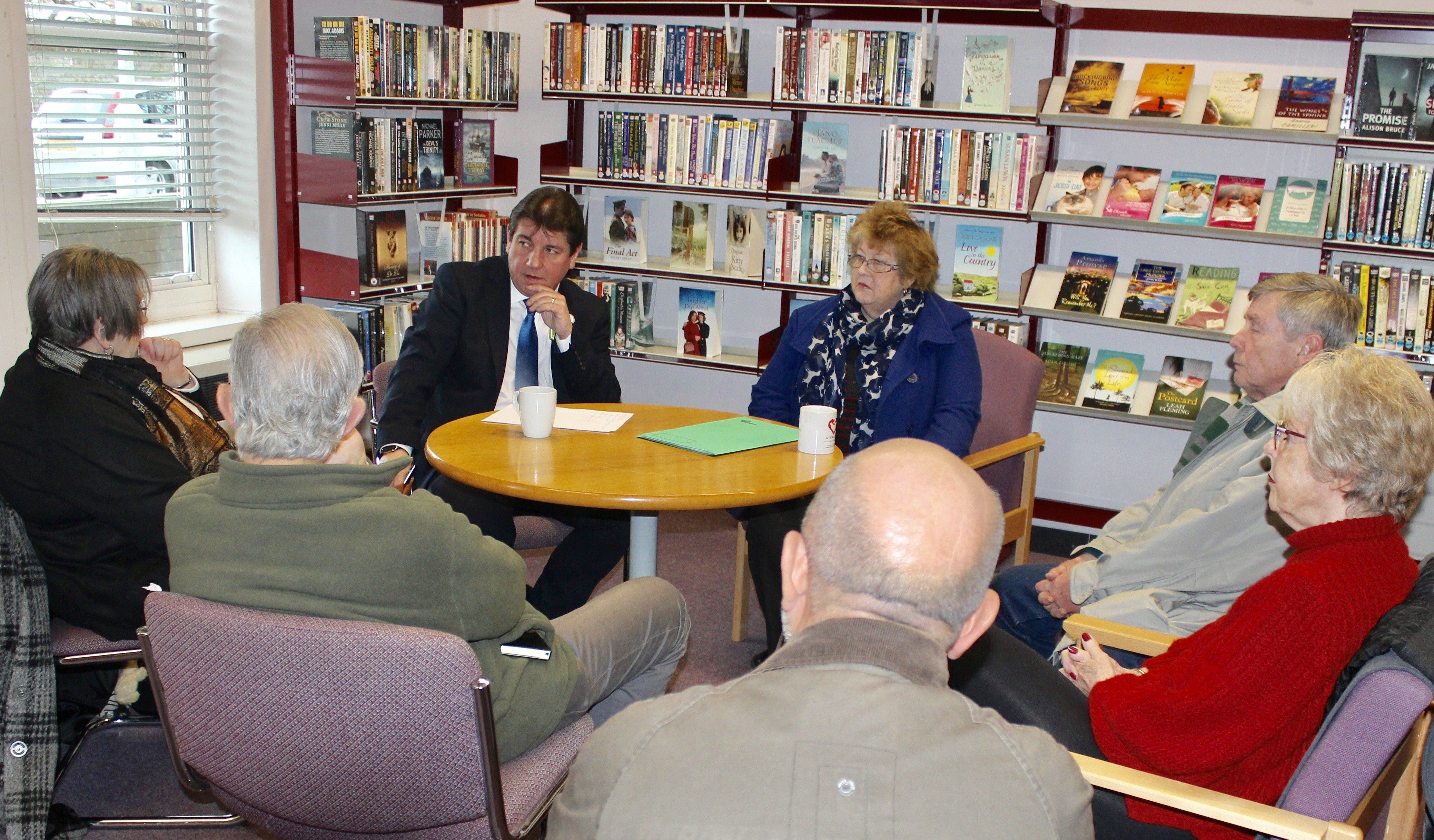 Stephen Metcalfe MP Visits Vange Library to Highlight Potential Closure ...