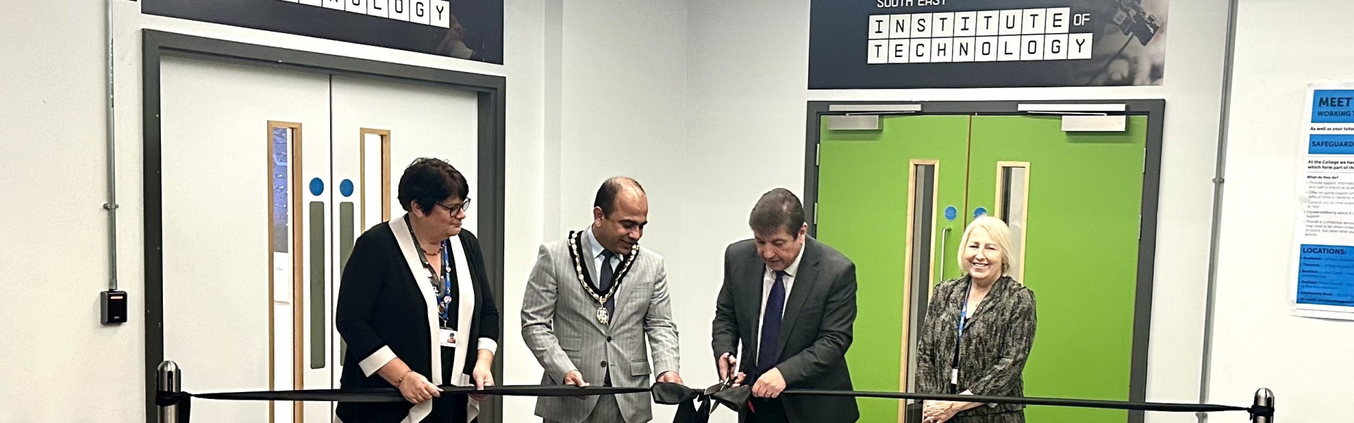 Stephen opens new South Essex College facility.