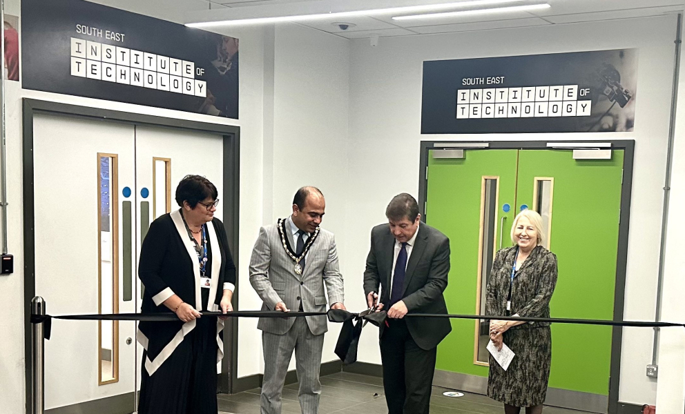 Stephen opens new South Essex College facility.