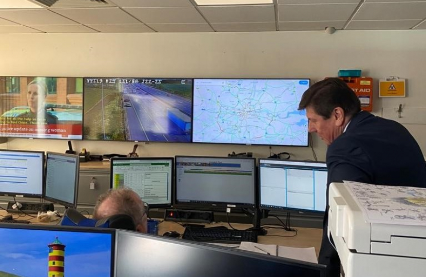 Stephen visits the Dartford Crossing Control Centre.