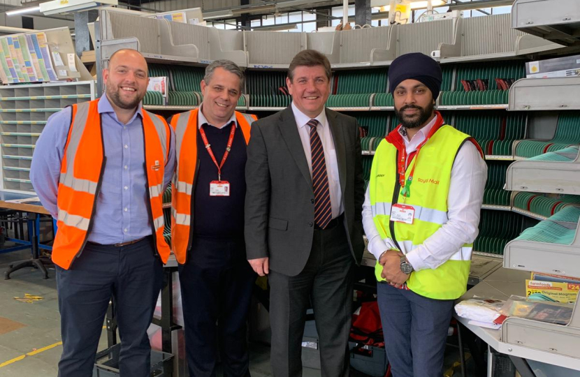 Stephen at Basildon Delivery Office.