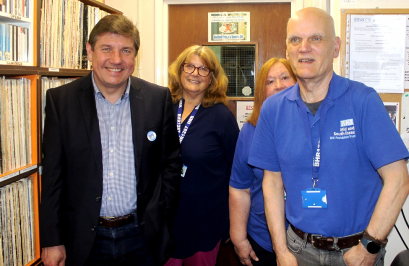 Left to right: Stephen Metcalfe, Angie McGlashon, Christine Lee, Alan Newman.