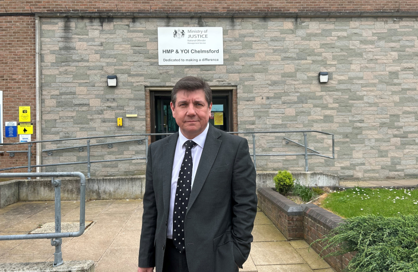 Stephen at Chelmsford Prison.