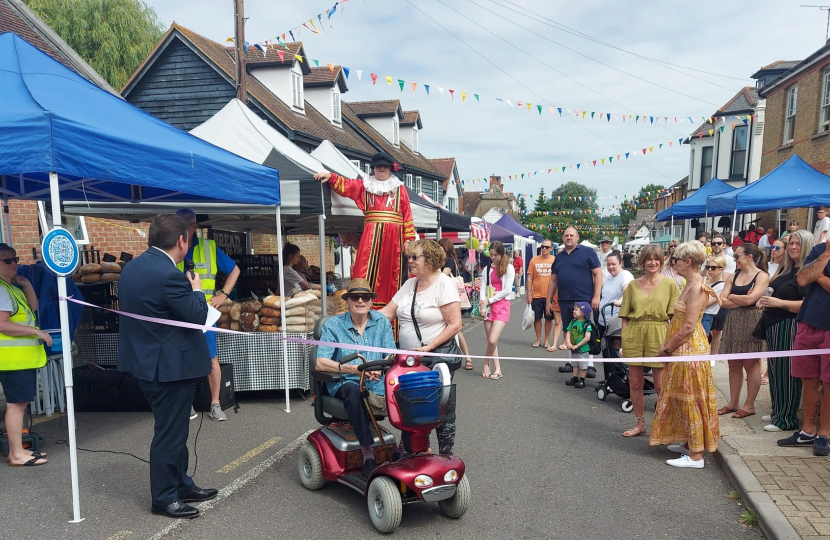 Stephen says a few words to open the Feast and Fayre 2023.