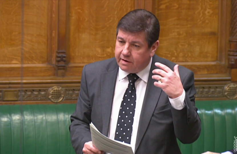 Stephen speaking in the Commons.