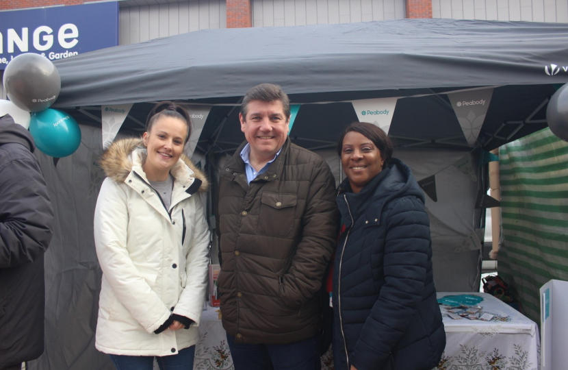 Stephen and reps from Peabody Housing Association.