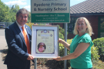 Stephen visits Ryedene School