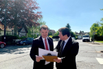 Stephen meets Guy Opperman in Orsett village 1.