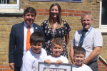 Stephen visits Vange Primary