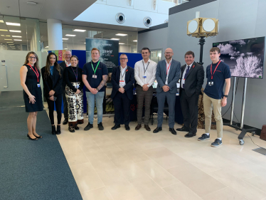 Stephen meets Leonardo apprentices in Basildon