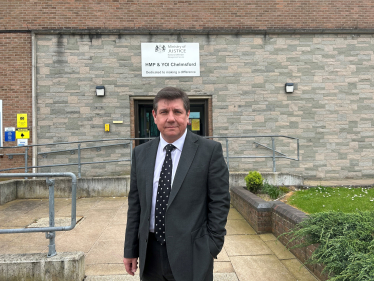 Stephen at Chelmsford Prison.